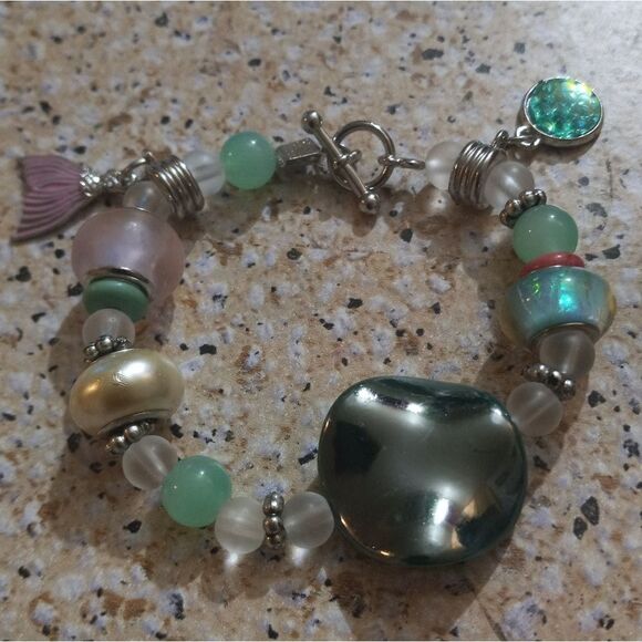 Mermaid fish tail charm bracelet - Picture 5 of 5